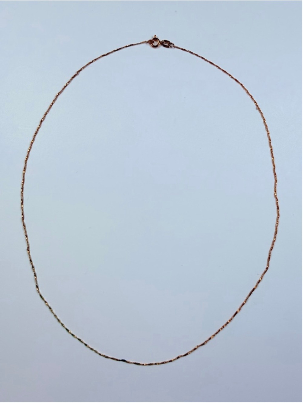 14K Solid Yellow Gold Serpentine Twist Chain .75MM Necklace Italy - Picture 5 of 6